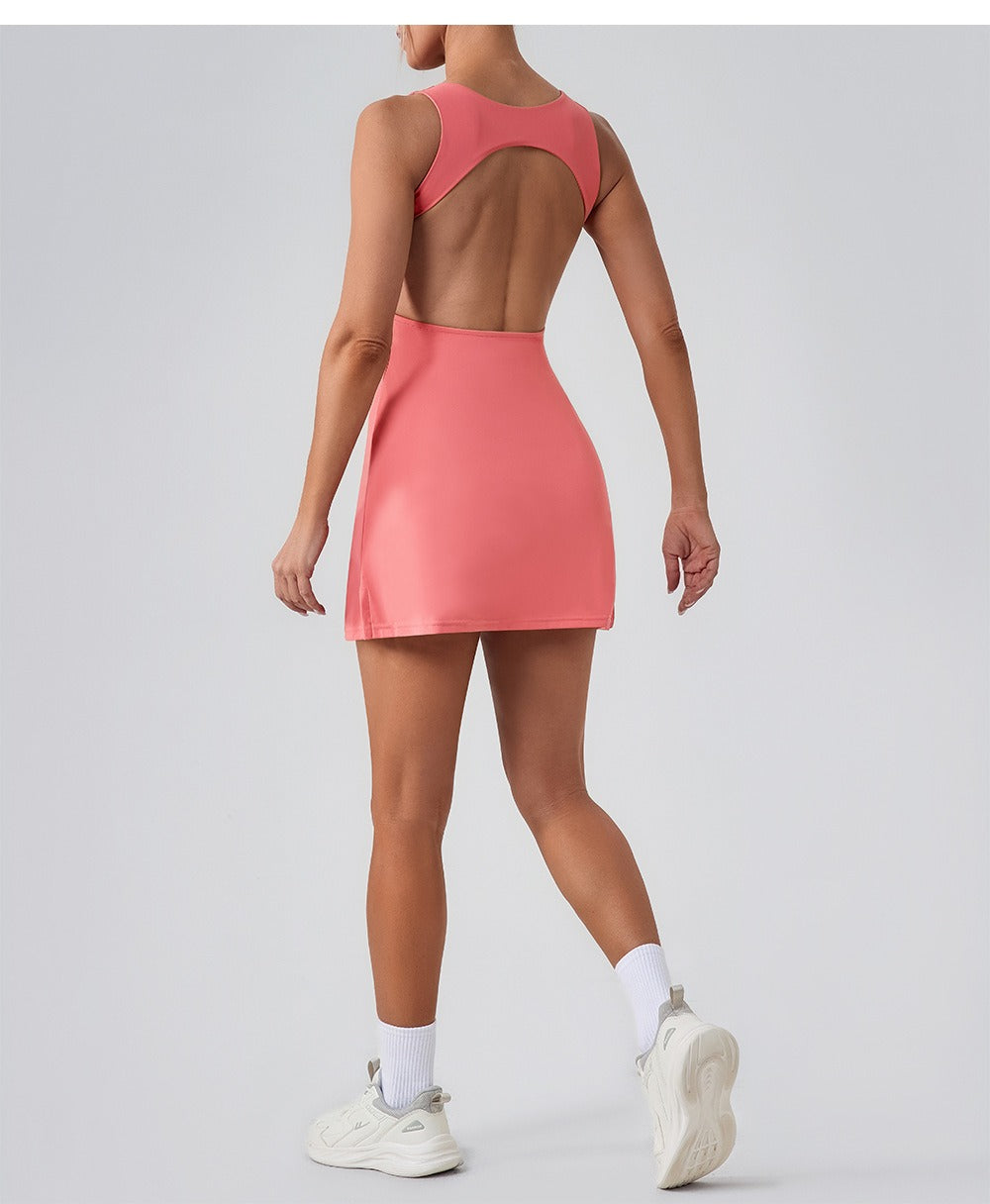 Sawyer | Sleeveless Shaping Athletic Mini Dress