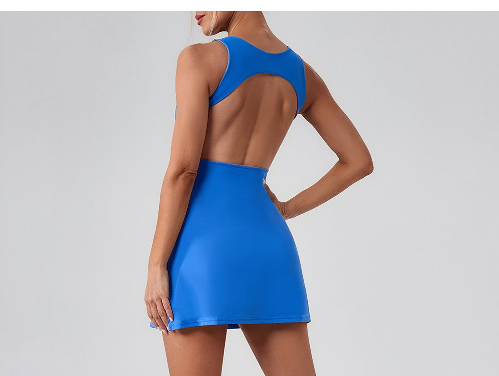 Sawyer | Sleeveless Shaping Athletic Mini Dress
