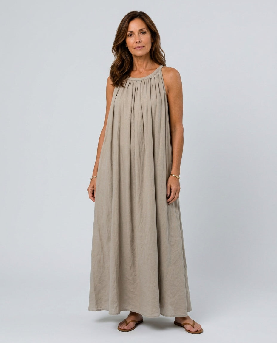 Savannah | Relaxed Fit Vintage Floral Maxi Dress