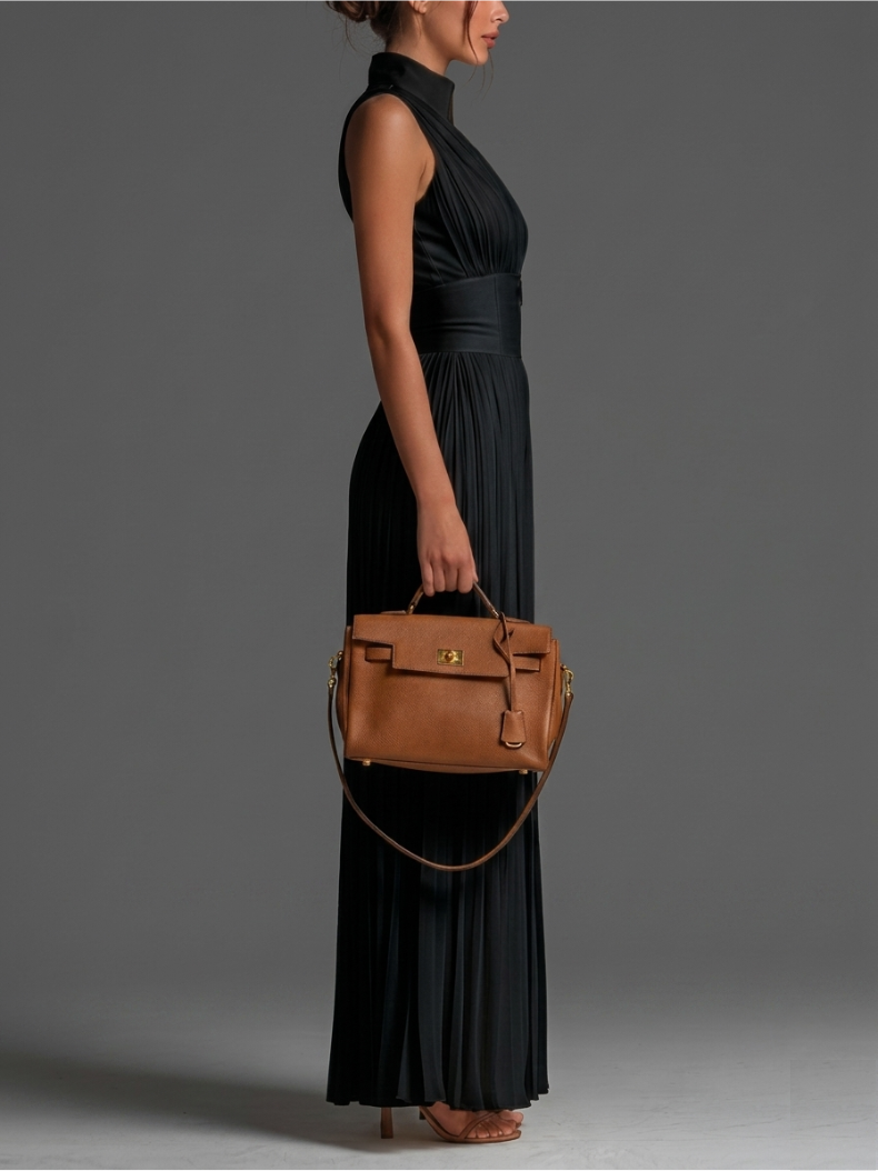 Vela | Pleated Chiffon-Look Co-ord Set