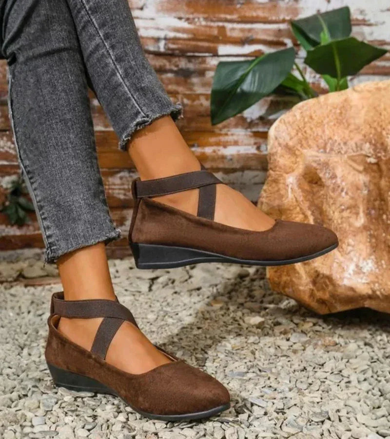 Helena | Wedge-Sole Closed Ballet Flats