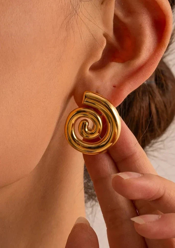 Ziva | Geometric Angular Drop Earrings