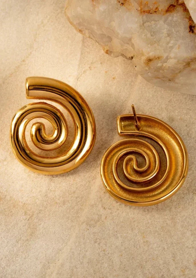 Ziva | Geometric Angular Drop Earrings