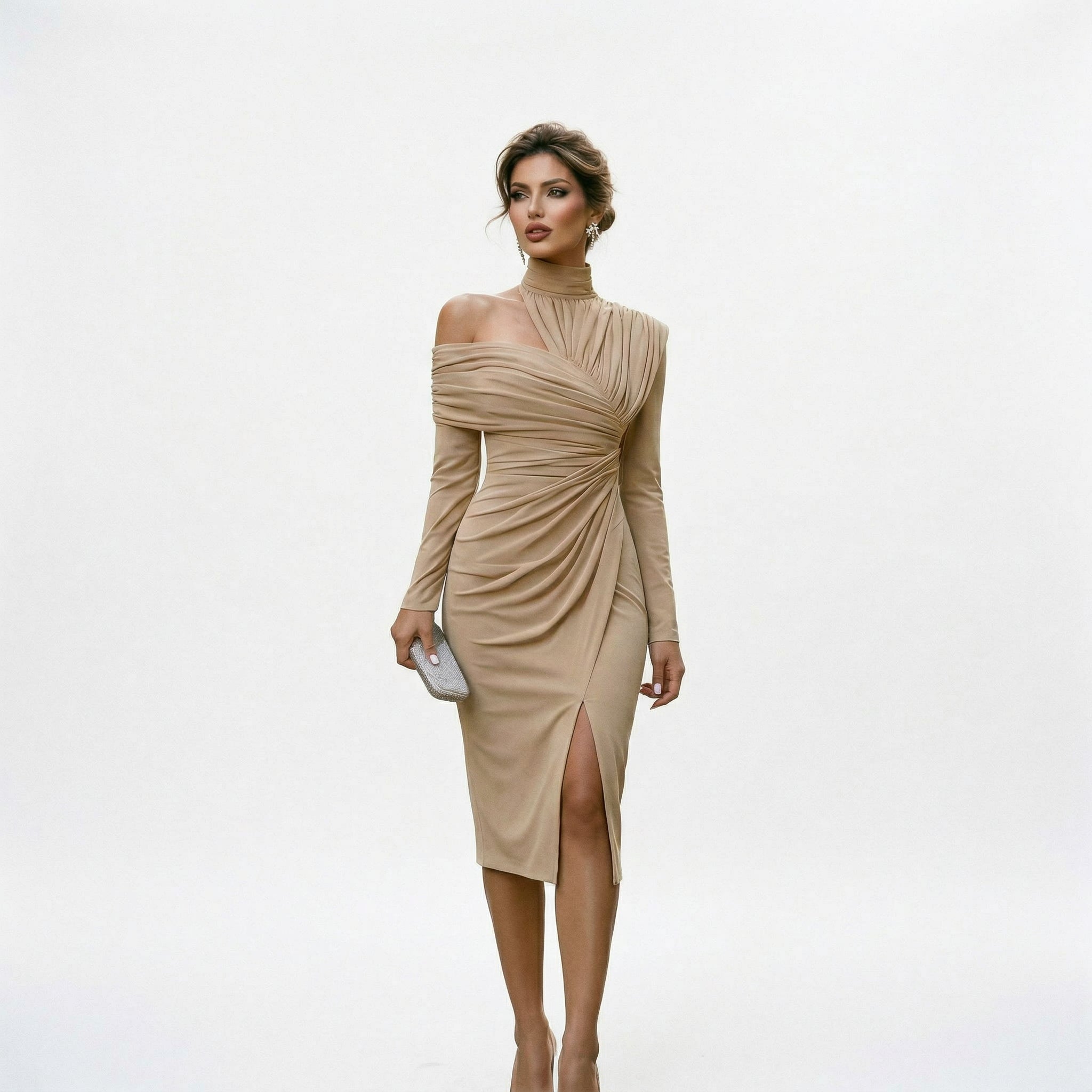 Evaline | Formal Plus Size Maxi Dress