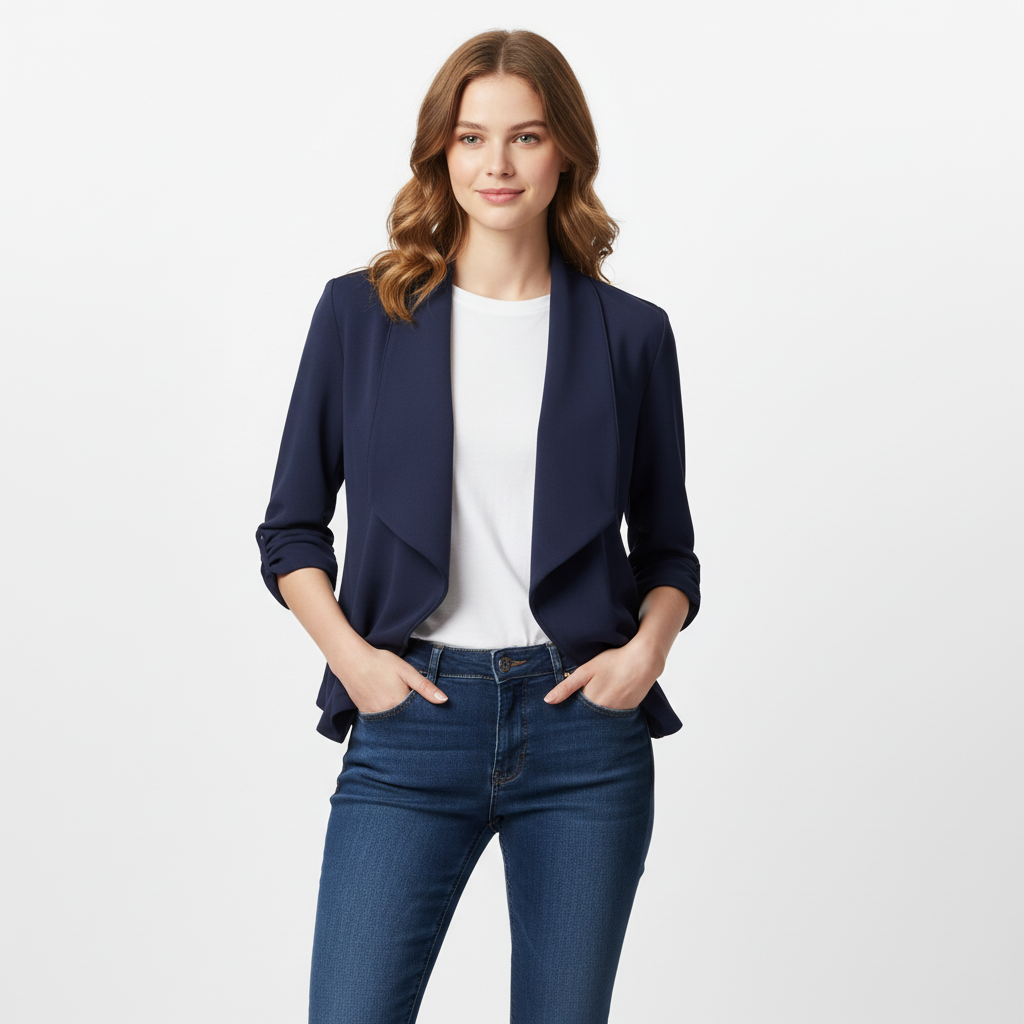 Carine | Classic Single-Breasted Blazer