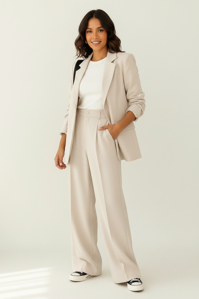 Saskia | Tweed-Look Blazer Co-ord Set