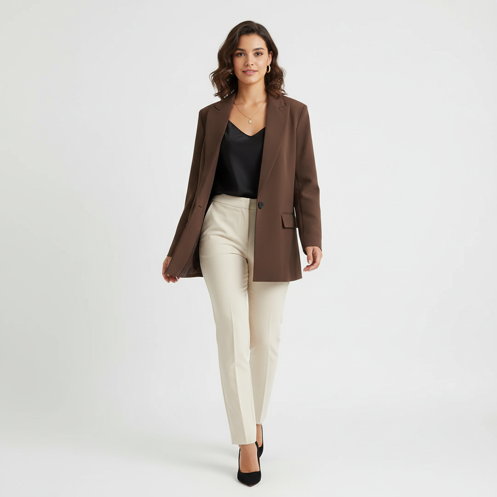 Yara | Double-Breasted Structured Blazer