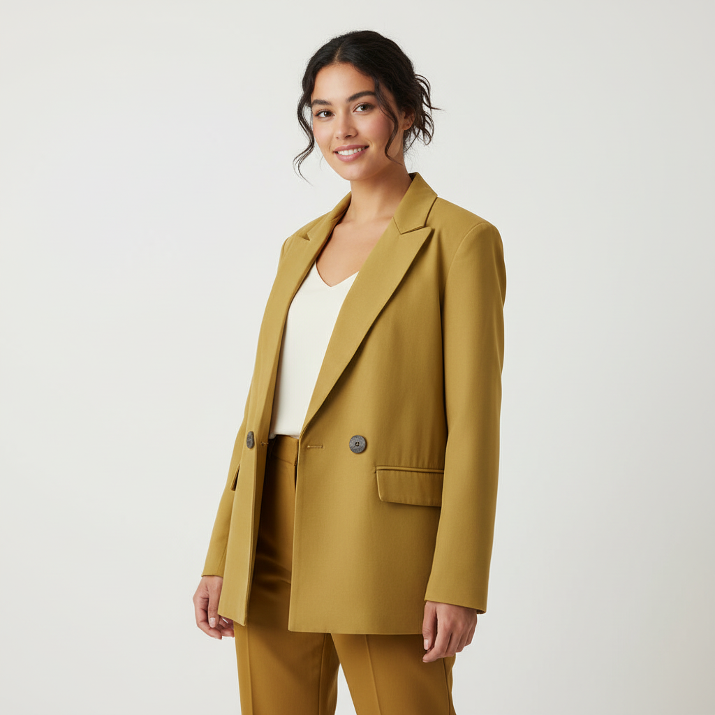 Yara | Double-Breasted Structured Blazer