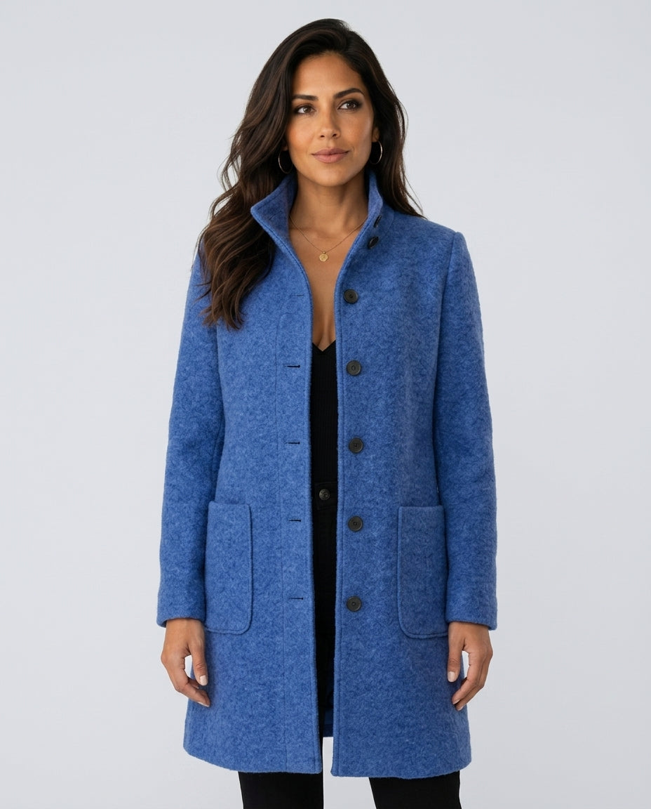 Marlowe | Mid-Length Tailored Wool-Blend Coat