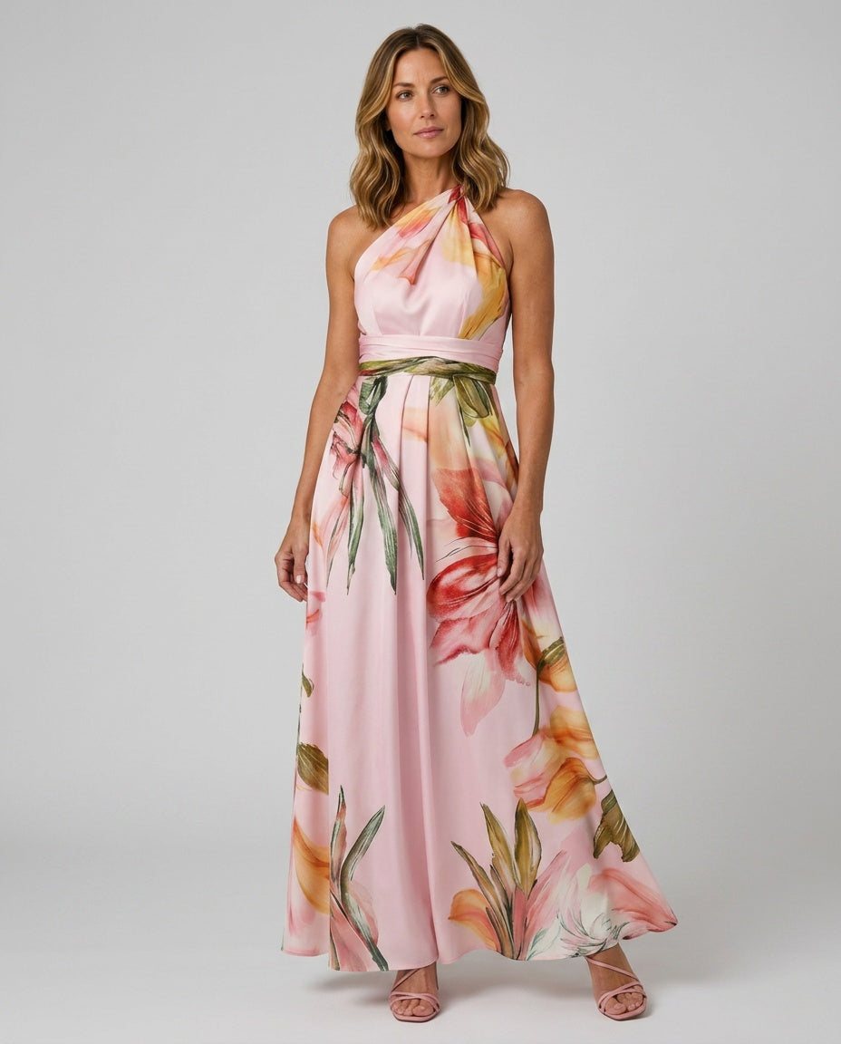 Xenia | Floral Print Garden Party Maxi Dress