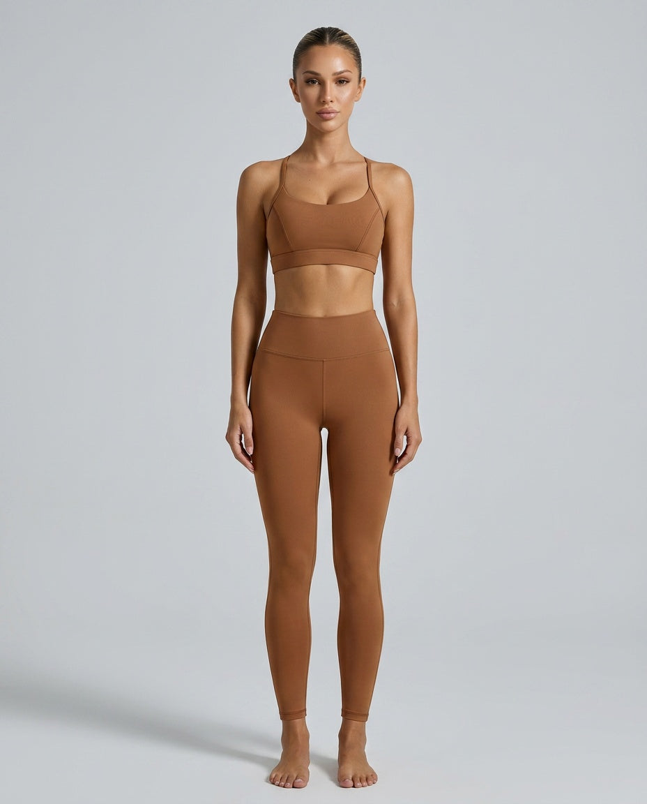 Alejandra | High Waist Light Compression Full Length Leggings