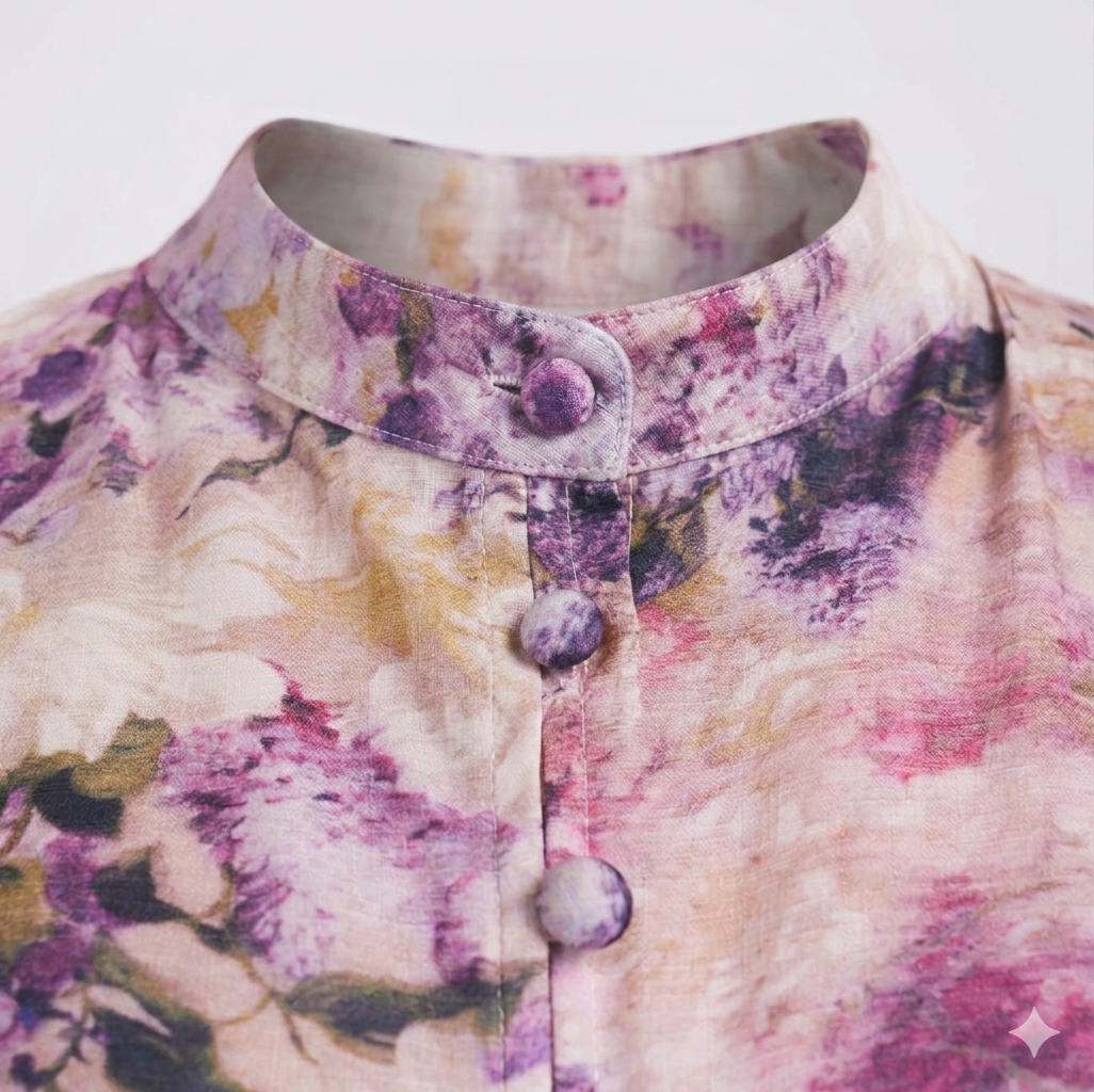 Romy | Floral Linen-Blend Mini Dress