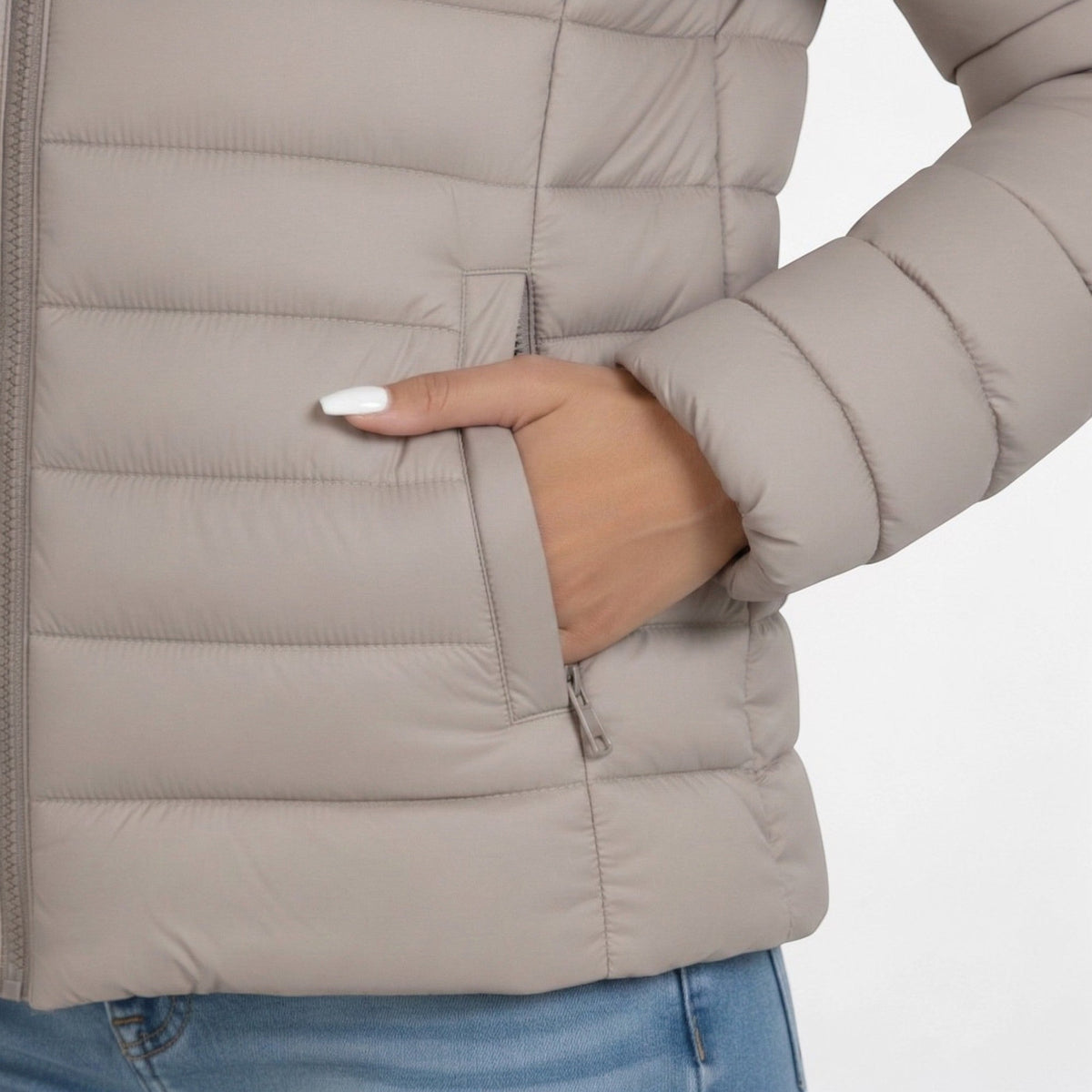 Lucia | Lightweight Quilted Stand-Collar Jacket