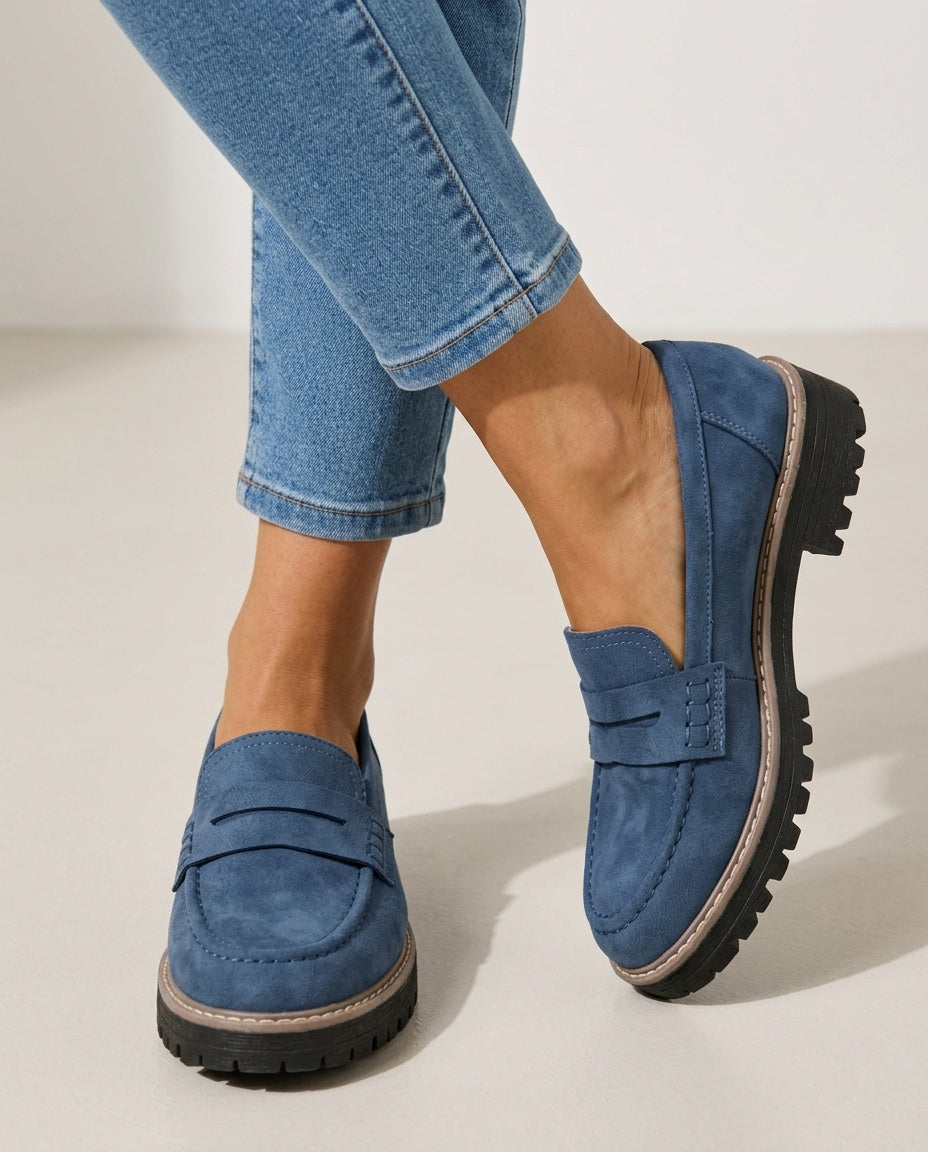 Sabine | Chunky Lug Sole Loafers