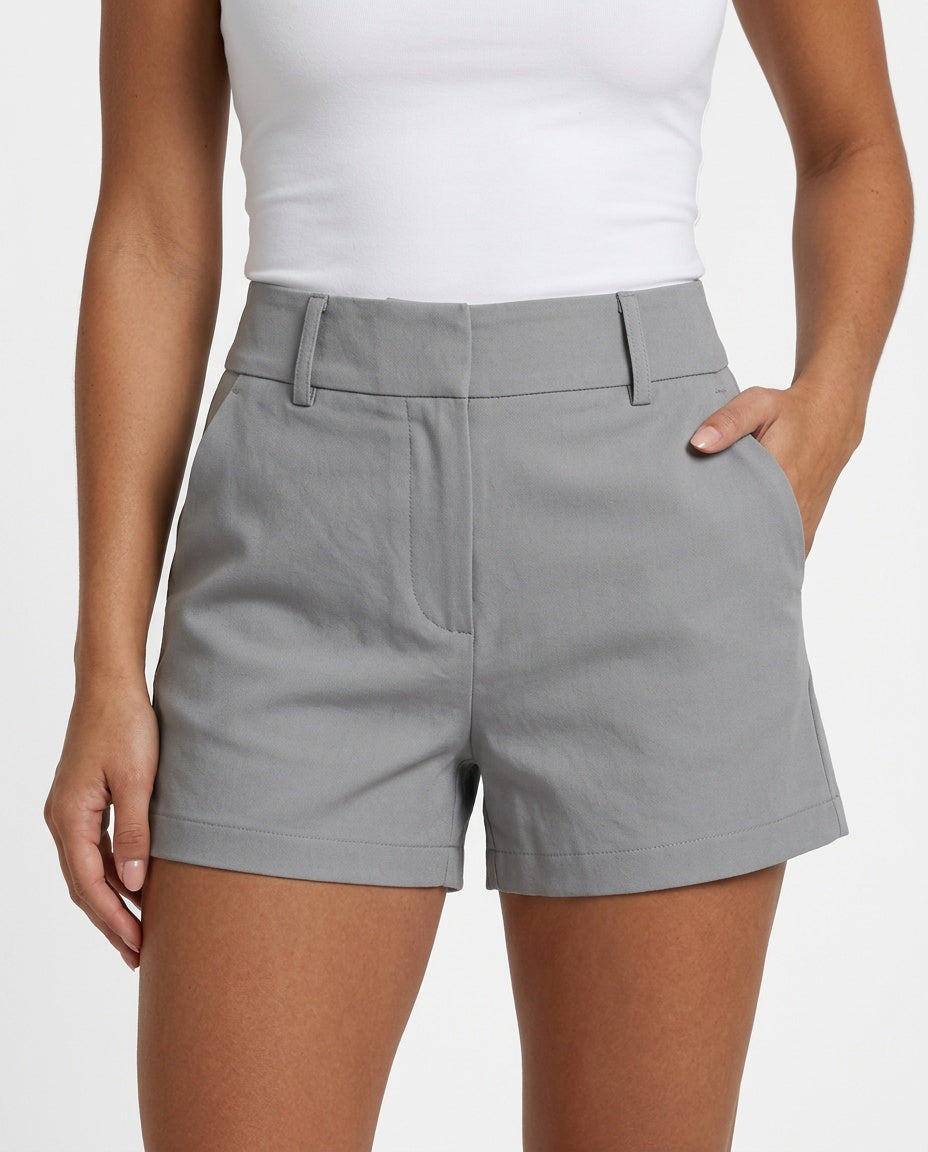Aletta | Fitted Double Button Shorts
