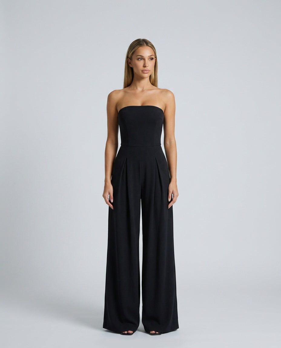 Mariana | Strapless Straight Leg Jumpsuit