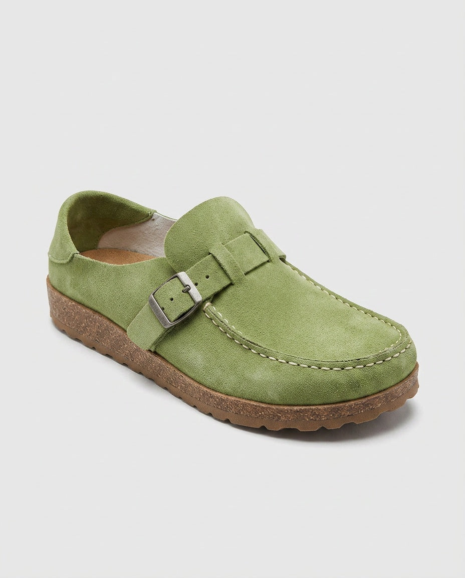 Sienna | Suede-Look Cushioned Footbed Clogs