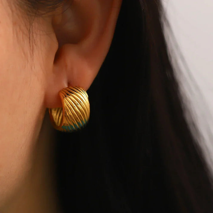 Mariana | Vintage Inspired Gold Drop Earrings