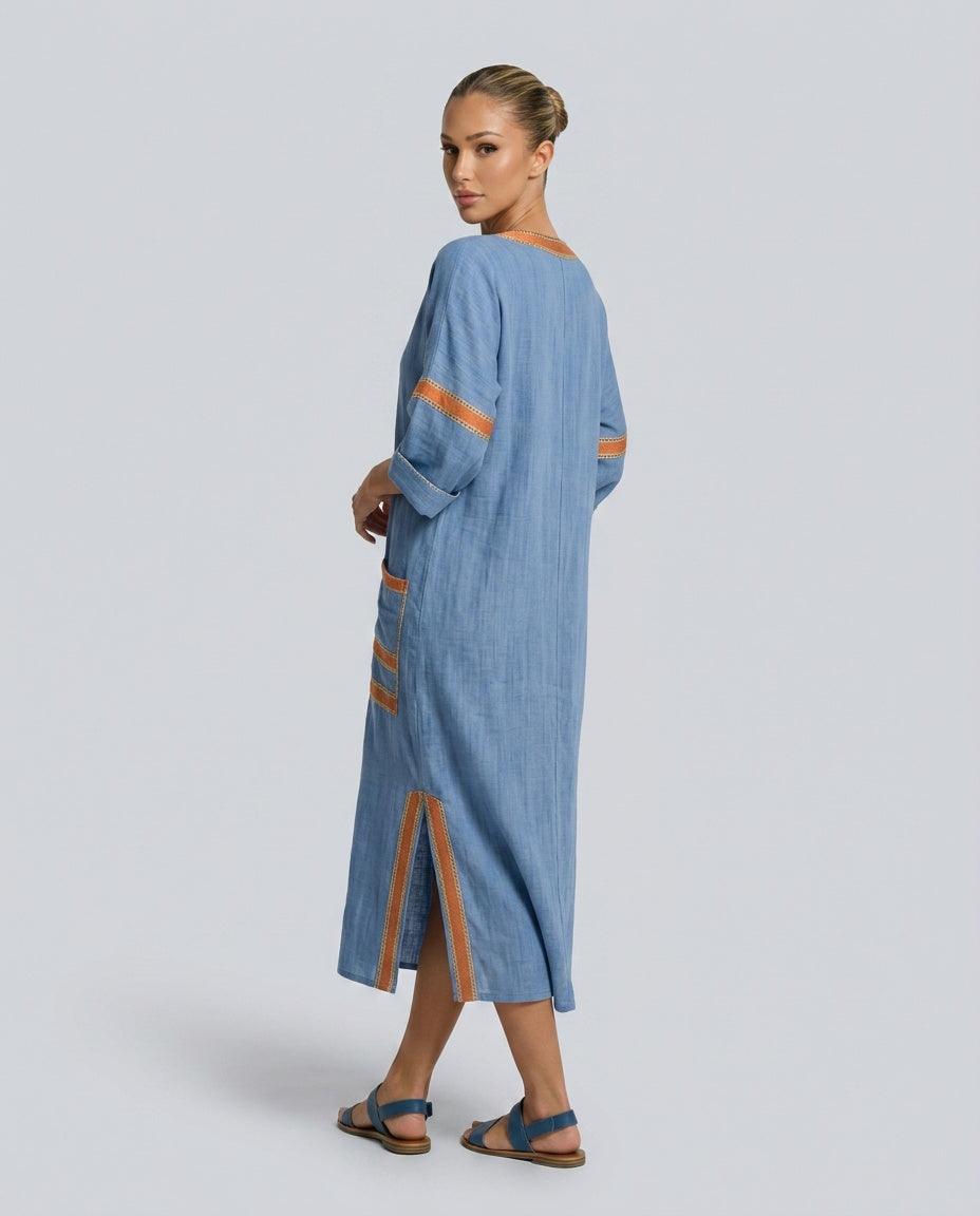 Josephine | V-Neck Soft Structure Midi Dress