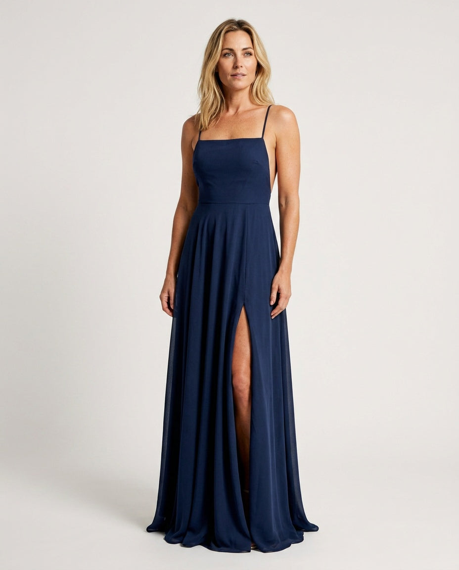 Sienna | Flowy Side Split Maxi Dress