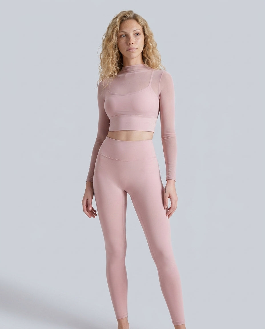 Gemma | Long Sleeve Sculpting Compression Crop Top