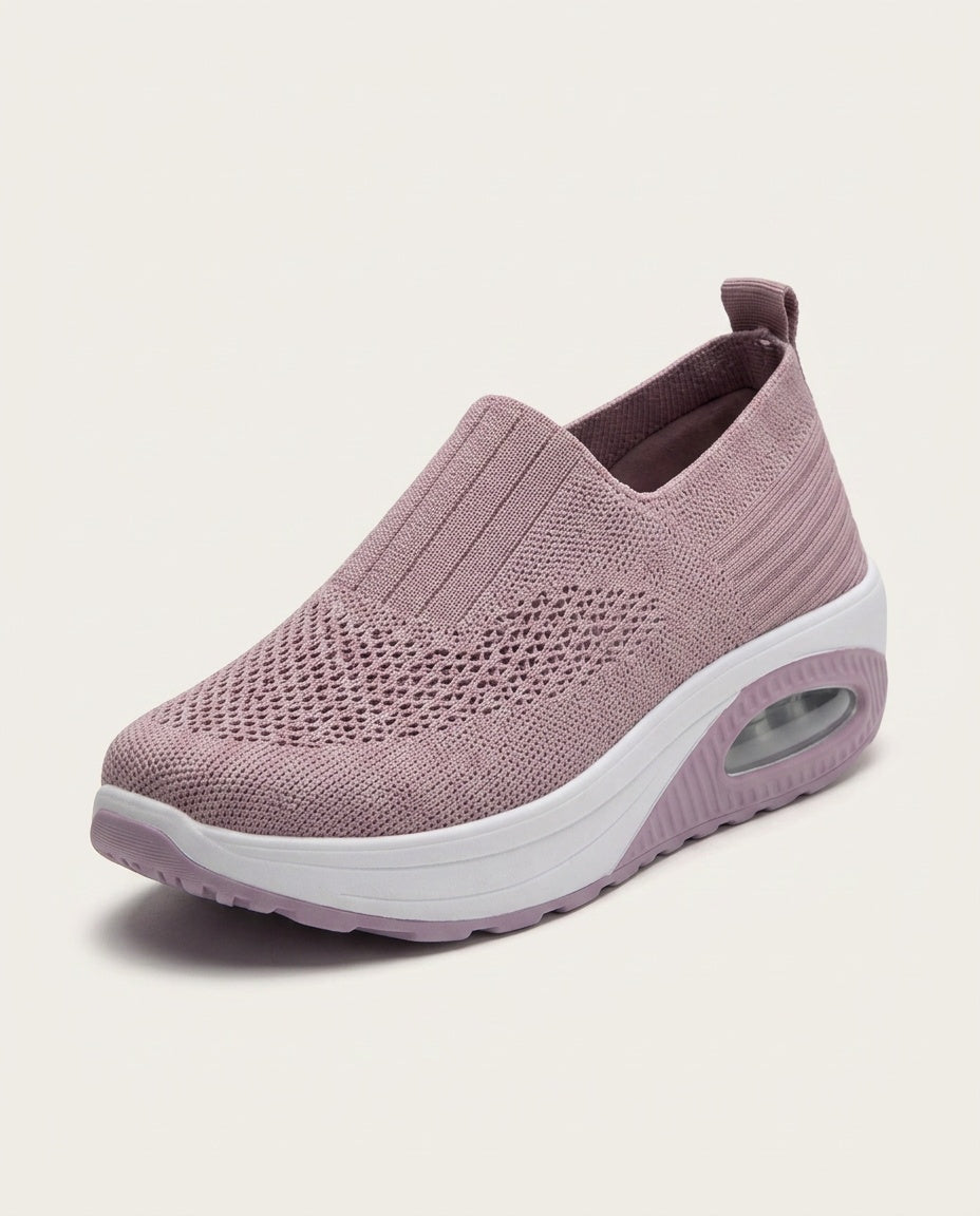 Delphine | Knit Slip-On Cushioned Walking Shoes