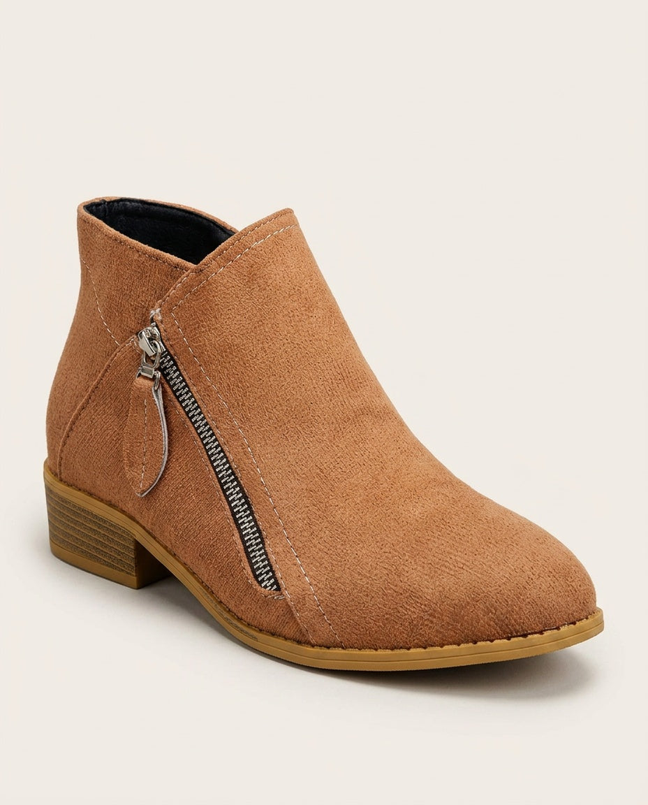 Mariana | Cushioned Footbed Zip Ankle Boots