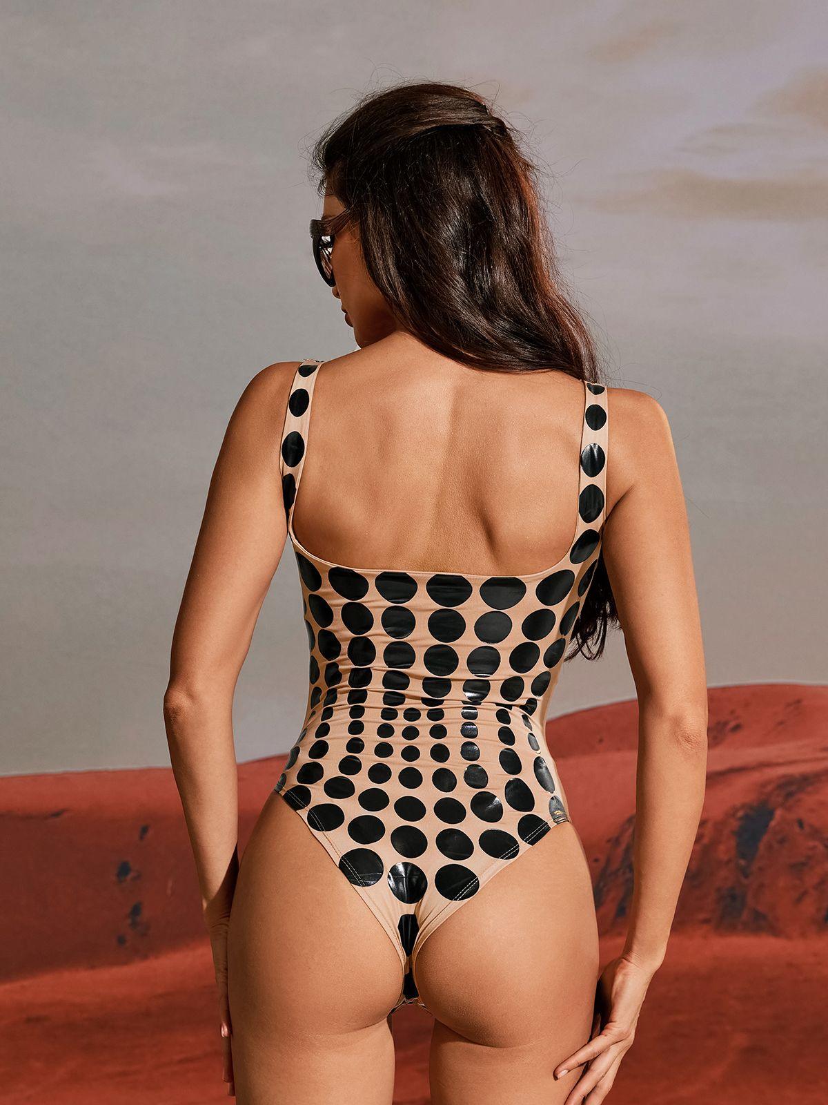 Fleur | Polka Dot Printed Bodysuit