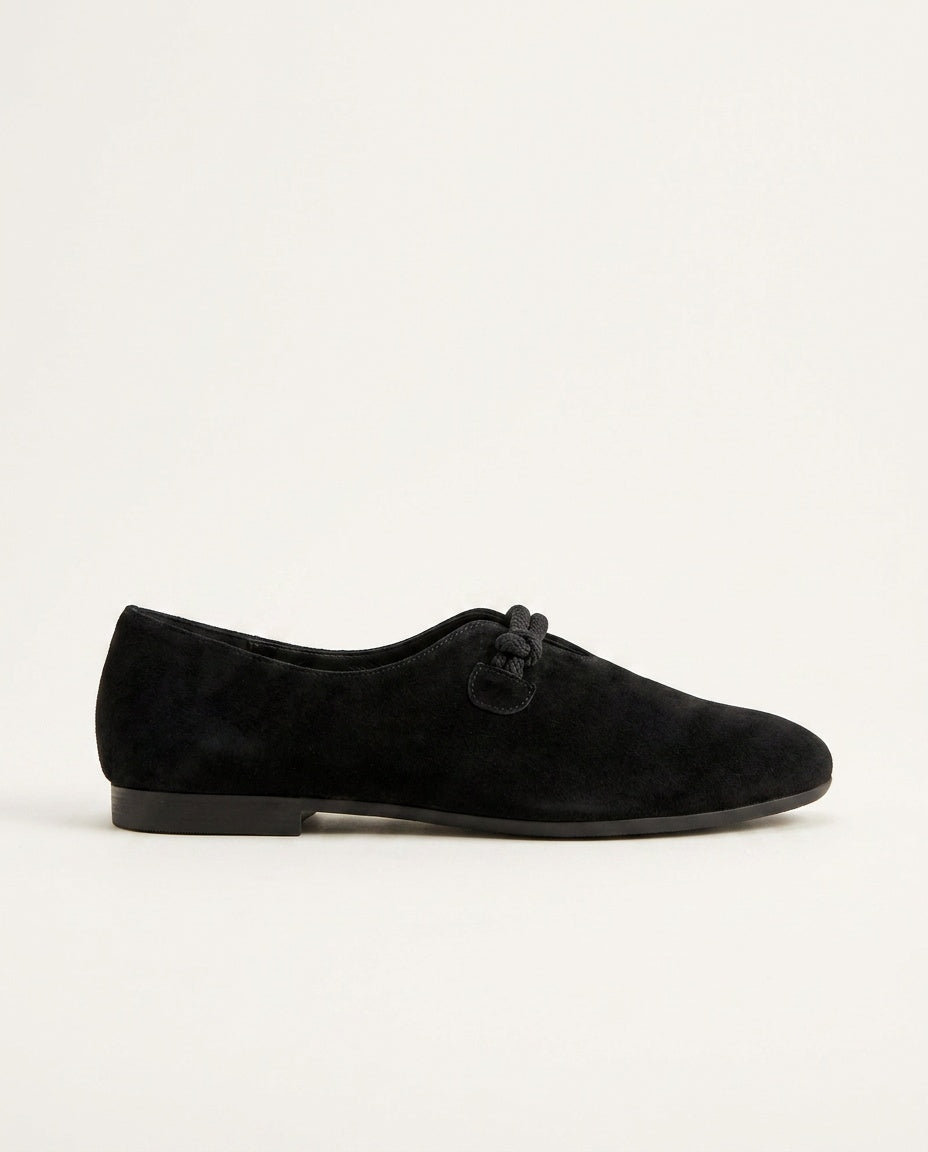 Belen | Cushioned Insole Suede-Look Loafers