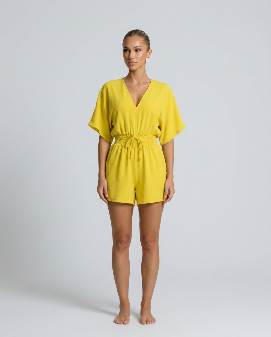 Saskia | Zip Front Summer Playsuit