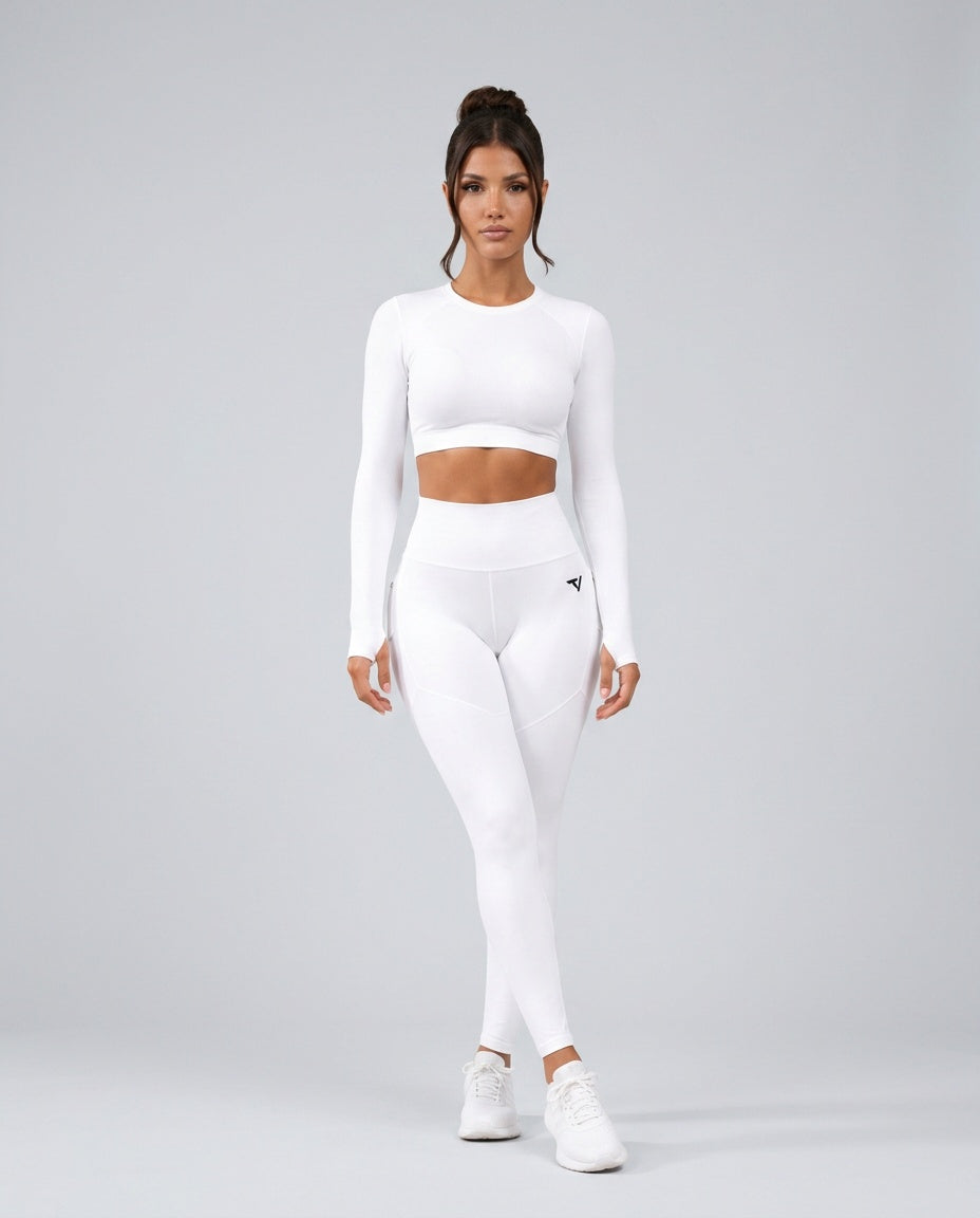 Micaela | High Waist Flap Pocket Fitness Leggings