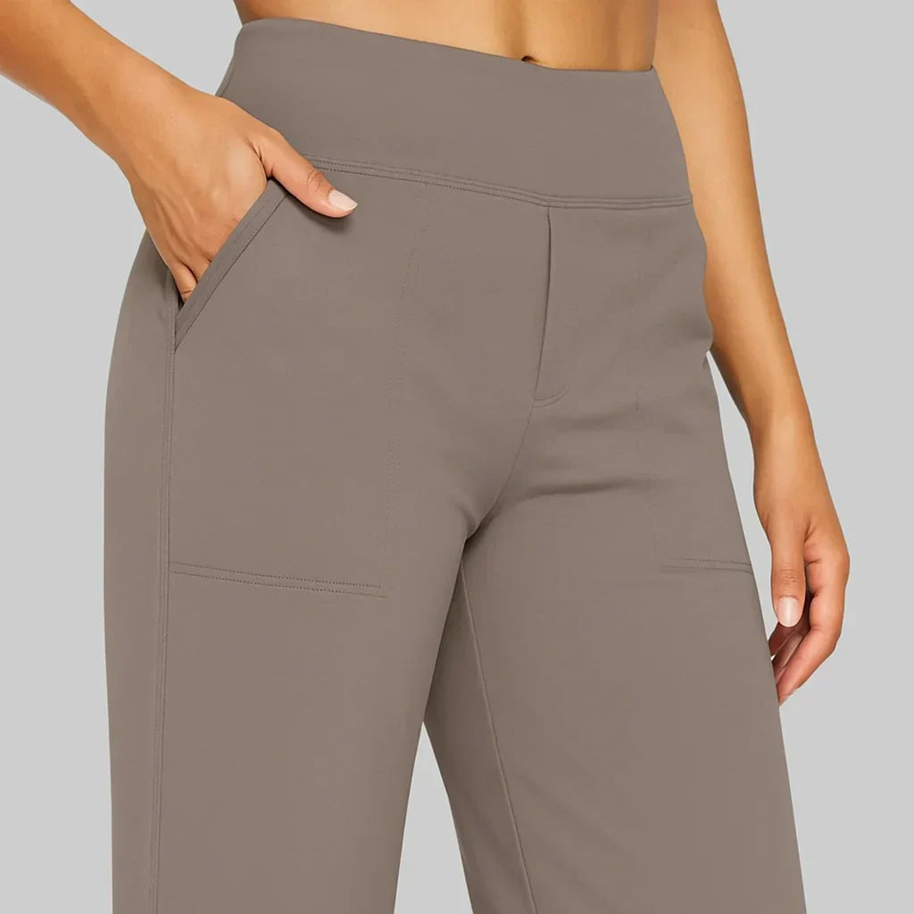 Chloe | High-Waist Stretch Comfort-Fit Trousers