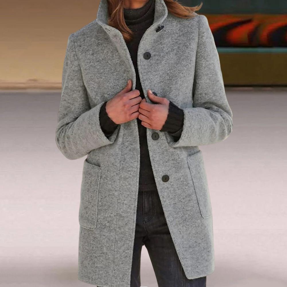 Marlowe | Mid-Length Tailored Wool-Blend Coat