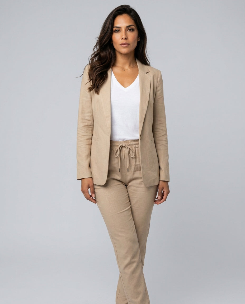 Quinn | Long Sleeve Tailored Blazer & Trouser Co-ord Set