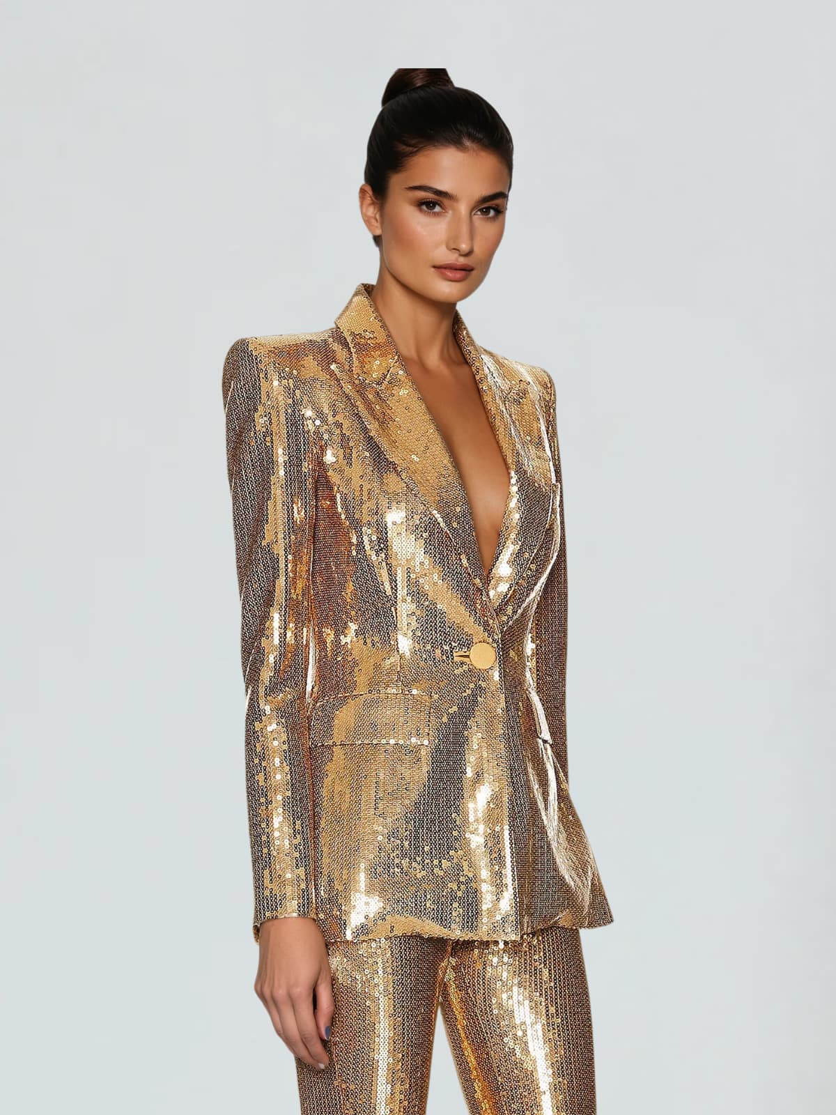 Scarlett | Long Sleeve Sequin Blazer Co-ord Set