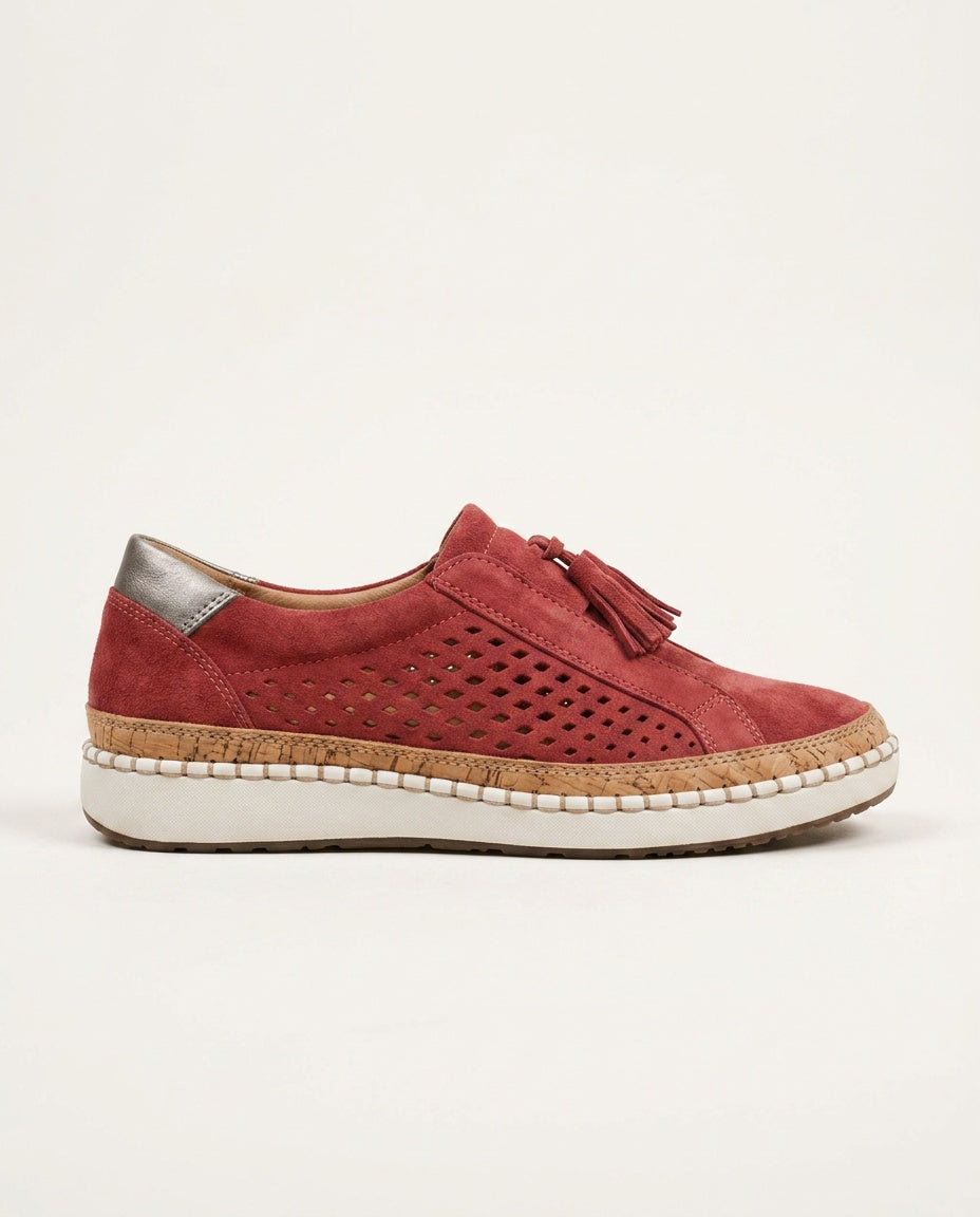 Leticia | Knit Cushioned Sole Slip-On Shoes