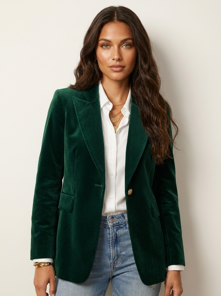 Velvaine | Luxe Velvet Blazer