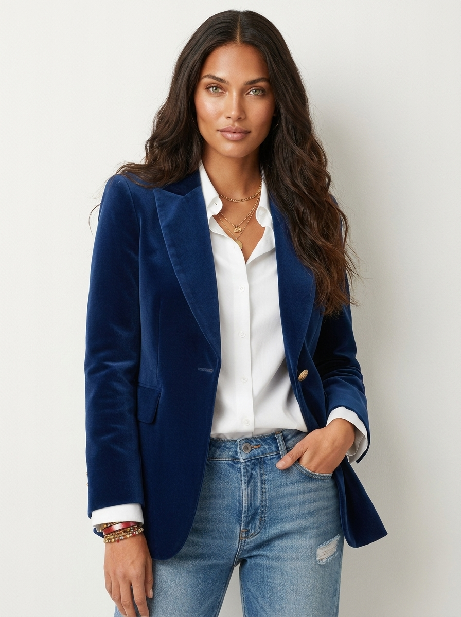 Velvaine | Luxe Velvet Blazer