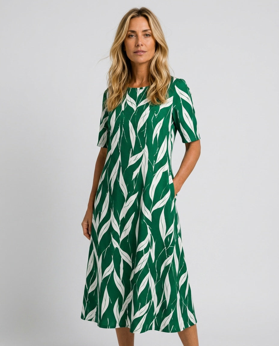 Halcyon | Effortless Flowing Midi Dress