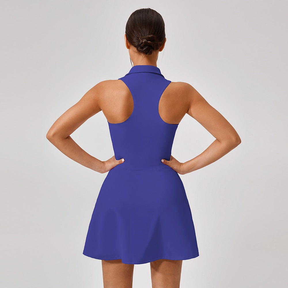 Pia | Sleeveless Light Compression Athletic Mini Dress