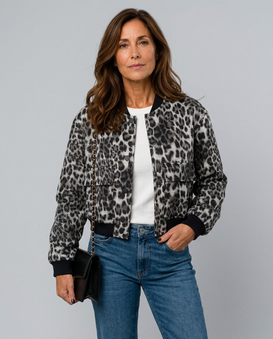 Jimena | Zip Front Long Sleeve Jacket