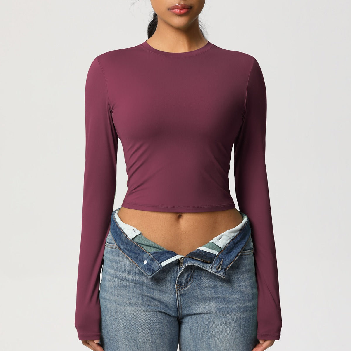 Harlow | Sleeveless Cropped Shaping Active Top