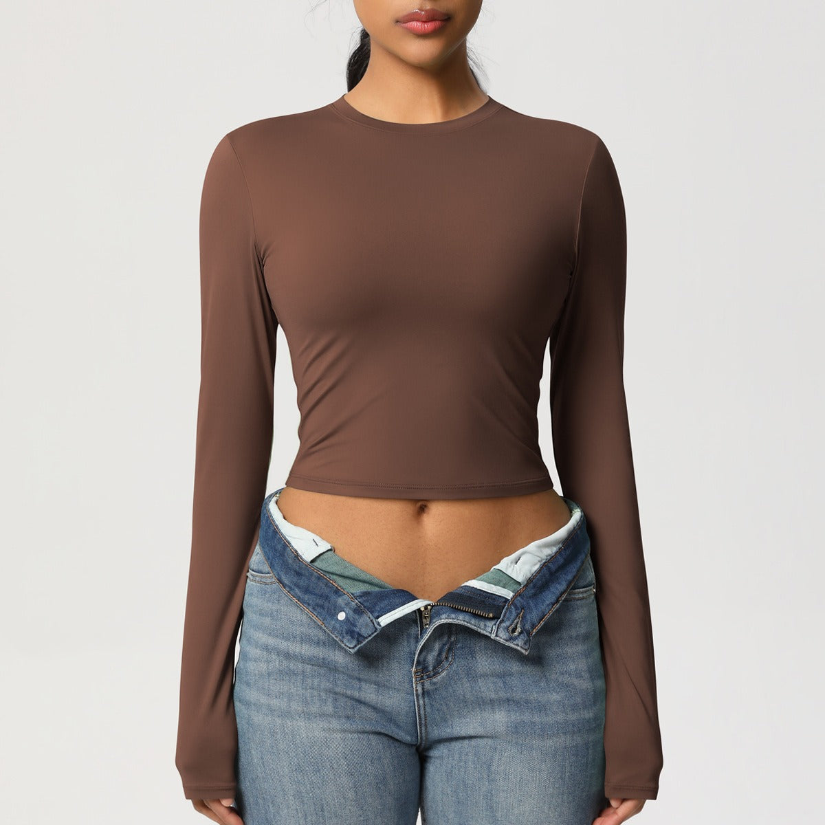 Harlow | Sleeveless Cropped Shaping Active Top