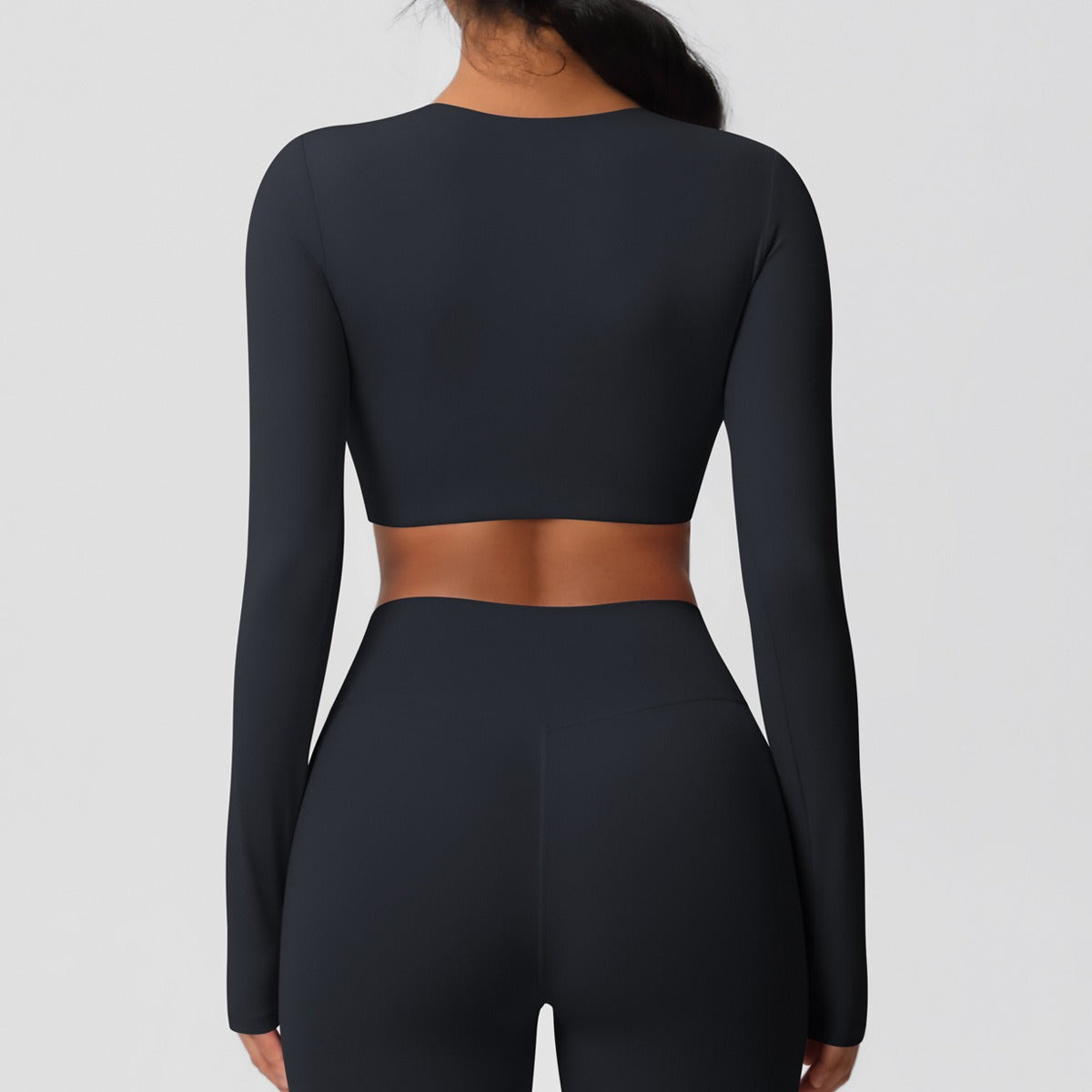 Cleona | Long Sleeve Shaping Compression Crop Top