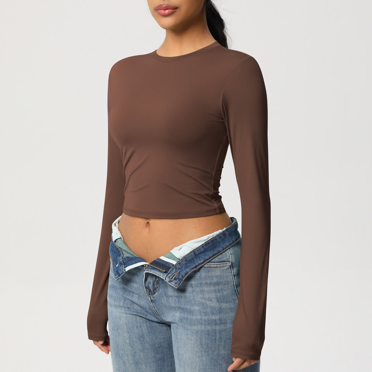Harlow | Sleeveless Cropped Shaping Active Top