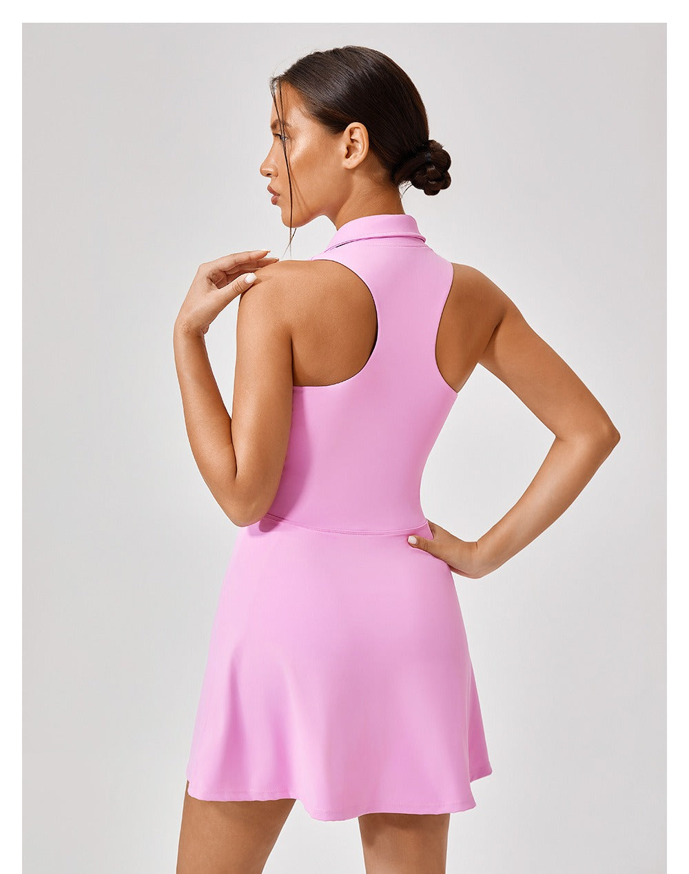 Pia | Sleeveless Light Compression Athletic Mini Dress