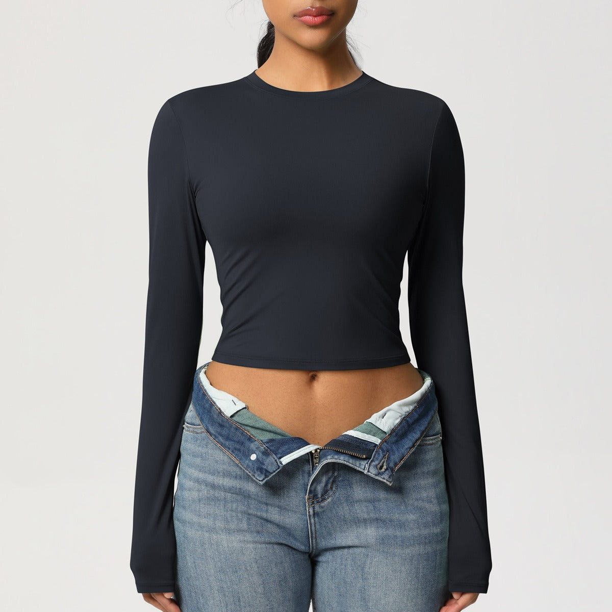 Harlow | Sleeveless Cropped Shaping Active Top