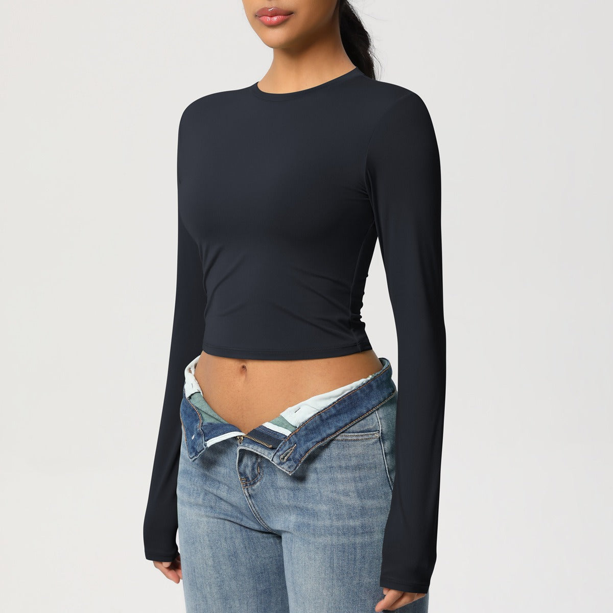 Harlow | Sleeveless Cropped Shaping Active Top