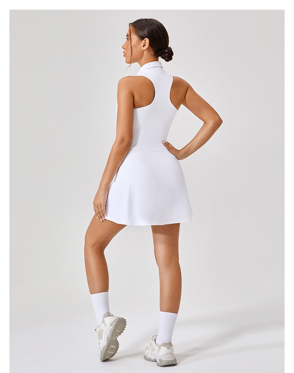Pia | Sleeveless Light Compression Athletic Mini Dress