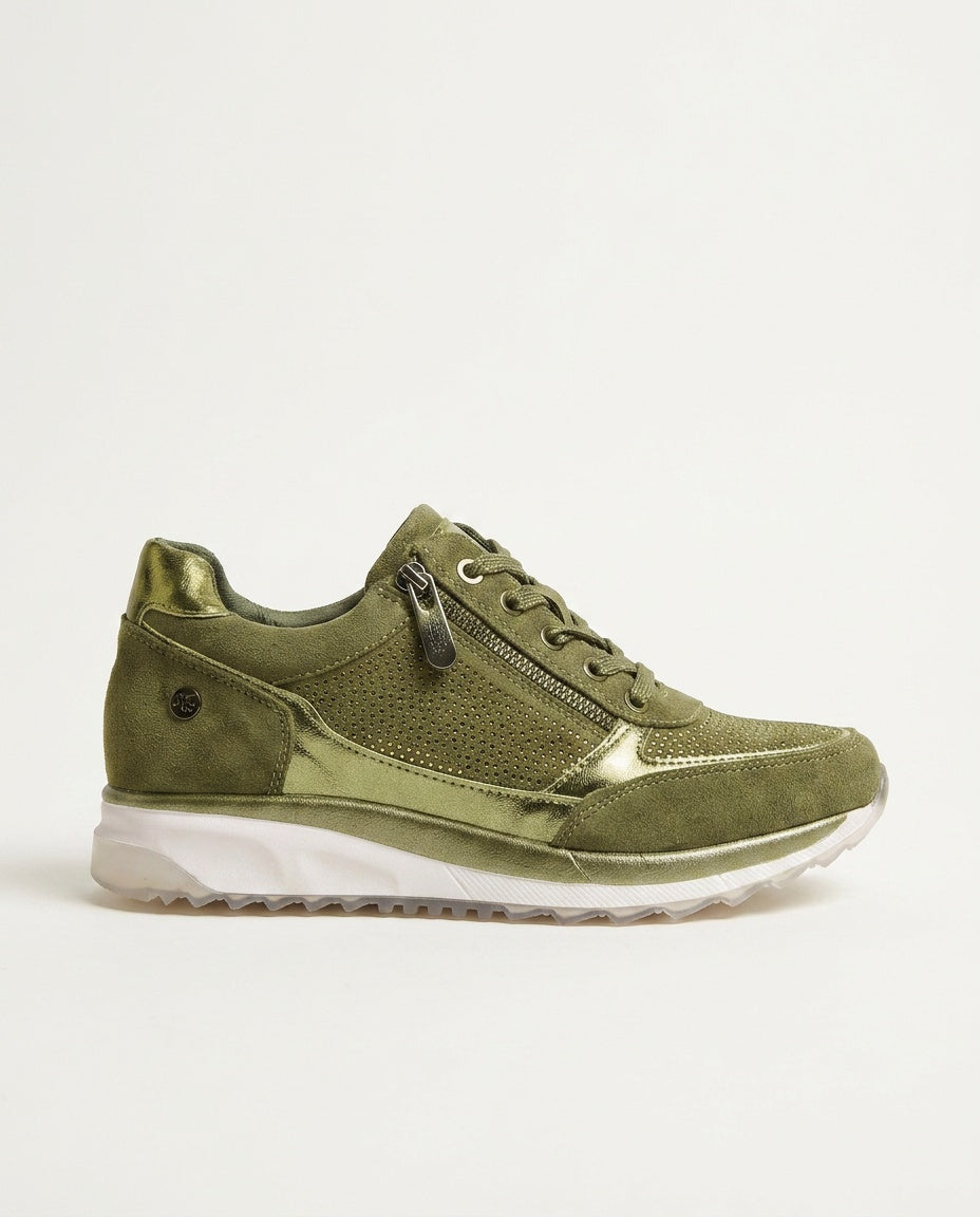 Zara | Side Zip Cushioned Sole Sneakers